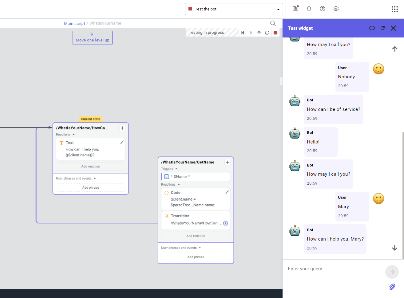 Script debugging